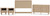 Ashley Cielden Two-tone Queen Panel Headboard, Dresser and 2 Nightstands