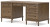 Ashley Roanhowe Brown Home Office Desk and Storage