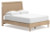 Ashley Cielden Two-tone Queen Panel Bed with Mirrored Dresser, Chest and 2 Nightstands