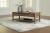 Ashley Roanhowe Brown Coffee Table with 1 End Table