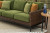 Ashley Horizon Hall Brown Green Outdoor Sofa with Cushion