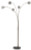 Ashley Winter Silver Finish Arc Lamp