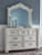 Benchcraft Montelaine Antique White Dresser and Mirror