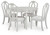 Benchcraft Montelaine Antique White Dining Table and 4 Chairs