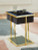 Ashley Rexwell Black Gold Finish Accent Table with Speaker