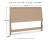 Ashley Cielden Two-tone King Panel Headboard and 2 Nightstands