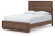 Ashley Hollinaze Walnut Brown Queen Panel Bed