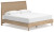 Ashley Cielden Two-tone King Panel Bed with Dresser and Nightstand
