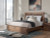 Ashley Hollinaze Walnut Brown King Panel Bed