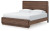 Ashley Hollinaze Walnut Brown King Panel Bed