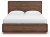 Ashley Hollinaze Walnut Brown King Panel Bed