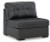 Ashley Brindley Pier Fog 3-Piece Sectional with Ottoman