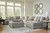 Ashley Avaliyah Ash 6-Piece Sectional with Ottoman 58103/17/46(3)/64/77/08
