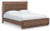 Ashley Hollinaze Walnut Brown California King Panel Bed