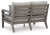 Ashley Hillside Barn Gray Brown Outdoor Sofa and Loveseat