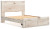 Ashley Lawroy Light Natural Queen Panel Storage Bed, Dresser, Mirror, Chest and 2 Nightstands B100/13/B2310/54S/57/60(2)/31/36/46/92(2)