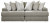 Ashley Avaliyah Ash 2-Piece Sectional Loveseat