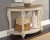 Ashley Realyn White Brown Sofa Table