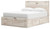 Ashley Lawroy Light Natural Queen Panel Storage Bed and 2 Nightstands B100/13/B2310/54S/57/95/92(2)