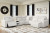 Ashley Modmax II Salt and Pepper 6-Piece Reclining Sectional with Chaise and Audio Console 65906/31/46/60/62/77/79