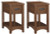 Ashley Breegin Brown Chairside End Table with Drawer (Set of 2)