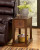 Ashley Breegin Brown Chairside End Table with Drawer (Set of 2)
