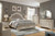 Ashley Realyn Two-tone Queen Upholstered Bed with 2 Nightstands