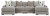 Benchcraft Aslan Court Flax 4-Piece Sofa Pit Sectional