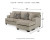 Ashley Stonemeade Nutmeg Sofa Chaise, Chair, and Ottoman