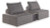 Ashley Bree Zee Brown 3-Piece Outdoor Sectional