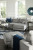 Ashley Hazela Charcoal Sofa Chaise, Loveseat, Chair, and Ottoman