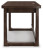 Ashley Breckington Dark Brown Home Office Desk with Chair and Storage