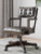 Ashley Breckington Dark Brown Home Office Desk with Chair