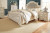 Ashley Realyn Chipped White King Upholstered Panel Bed