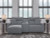 Ashley Modmax II Salt and Pepper 3-Piece Power Reclining Sectional with Chaise and Console