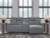 Ashley Modmax II Salt and Pepper 3-Piece Power Reclining Sectional with Chaise and Console