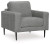 Ashley Hazela Charcoal Chair and Ottoman