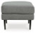 Ashley Hazela Charcoal Chair and Ottoman