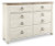 Ashley Willowton Whitewash Dresser