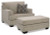 Ashley Stonemeade Taupe Chair and Ottoman