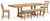 Ashley Havonplane Brown Counter Height Dining Table and 2 Barstools and Bench