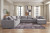 Ashley Modmax Oyster 8-Piece Sectional with Chaise