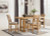 Ashley Havonplane Brown Counter Height Barstool (Set of 2)