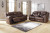 Ashley Stoneland Fossil Reclining Sofa