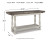 Ashley Havalance Gray White Sofa/Console Table