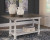 Ashley Havalance Gray White Sofa/Console Table