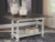 Ashley Havalance Gray White Sofa/Console Table