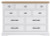 Benchcraft Ashbryn White Natural California King Panel Storage Bed, Dresser and 2 Nightstands