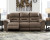 Ashley Stoneland Chocolate Power Reclining Sofa