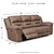 Ashley Stoneland Fossil Power Reclining Sofa